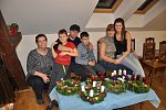 Společná výroba adventních věnců 2016