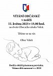 Vítání občánků 2025
