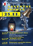 Adventní věnce a rozvícení vánočního stromu